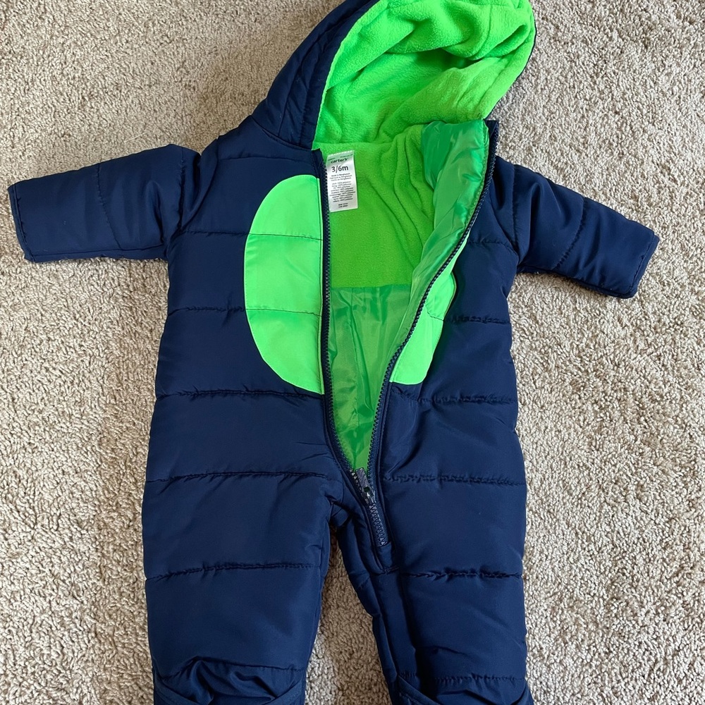 Carter’s. Snow suit.